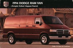 1994 Dodge Ram Van Cars Postcard Postcard Postcard