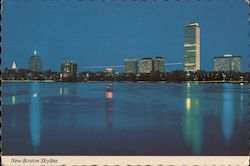 New Boston Skyline Postcard