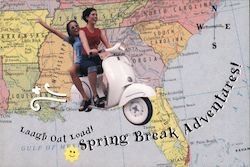 Laugh Out Loud Spring Break Adventures Rack Cards Postcard Postcard Postcard