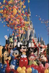 Putting the Magic in the Kingdom - DisneyWorld Florida Postcard Postcard Postcard