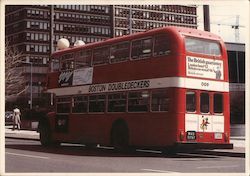 Boston Doubledeckers Postcard