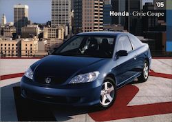 2005 Honda Civic Coupe Postcard