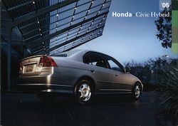 '05 Honda Civic Hybrid Postcard