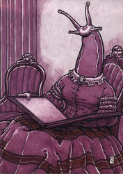 Delilah, Bad Girls of the Bible by Rick Geary Postcard