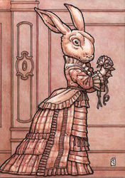 Eve - Bad Girls of the Bible by Rick Geary Postcard