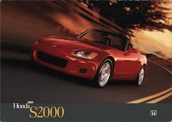 2001 Honda S2000 Postcard