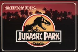 Greetings from Jurassic Park Postcard