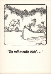 This Could Be Trouble, Merle! The Neighborhood Jerry Amerongen Cartoons Postcard Postcard Postcard