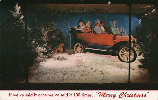 Christmas Window at Bruners Sacramento California