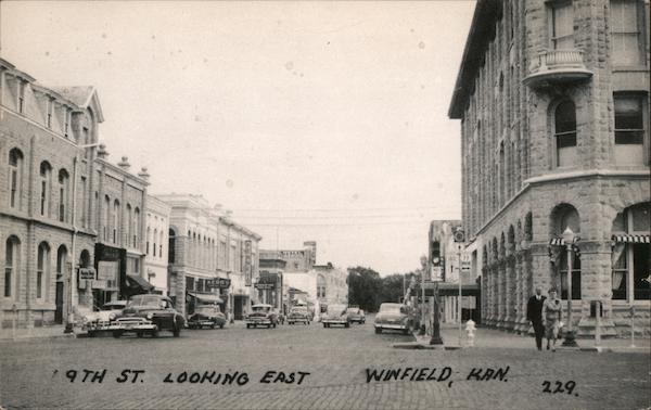 9th St. Looking East Winfield Kansas