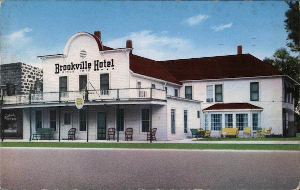 Brookville Hotel Built in 1870 Nationally Famous For It's Outstanding Family Style Chicken Dinners Kansas