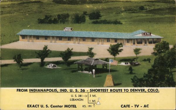 Center Park Motel-Restaurant Lebanon Kansas