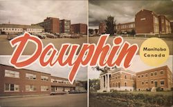 Buildings Around Dauphin Manitoba Canada Postcard Postcard Postcard