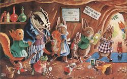 A Visit to the Doctor by Racey Helps Postcard