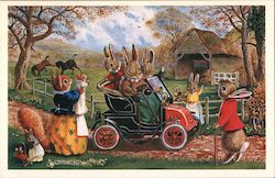 The New Car by Racey Helps Children Postcard Postcard Postcard