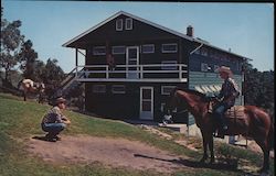 Hilltop Ranch for Young People Postcard