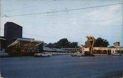 The Drake Motel and Restaurant Postcard