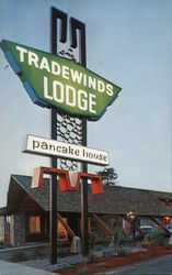 Trade Winds Lodge 400 South Main Street Postcard