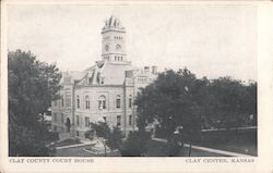 Clay County Court House Postcard