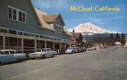 Street Scene in McCloud Postcard