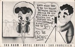 Sky Room, Hotel Empire Postcard