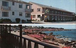 Borg's Ocean Front Motel Postcard