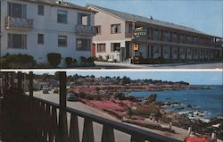 Borg's Ocean Front Motel Postcard