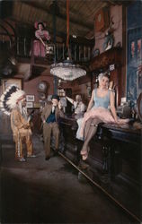 Calico Saloon Bar, Knott's Berry Farm, Ghost Town Postcard