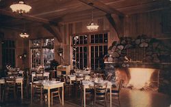 Inside Dining Room New Hartsook Inn Garberville, CA Postcard Postcard Postcard