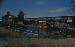 Pollardville Ghost Town and Chicken Kitchen Postcard