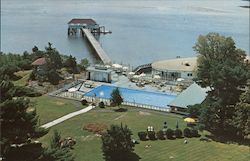 Olympic Size Heated Pool at Wentworth By-The-Sea Postcard
