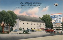 The Willows Hotel Lancaster, PA James E. Hess Postcard Postcard Postcard