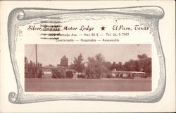 Silver Saddle Motor Lodge El Paso, TX Postcard Postcard Postcard