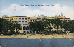 Hotel Buena Vista and Cottages Biloxi, MS Postcard Postcard Postcard