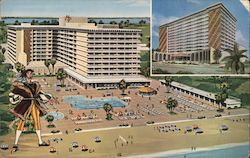 Lifters' Marco Polo Motor Hotel Postcard