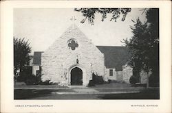 Grace Episcopal Church Winfield, KS Postcard Postcard Postcard