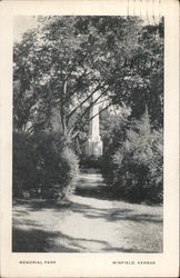 Memorial Park Postcard