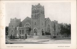 First Methodist Church Winfield, KS Postcard Postcard Postcard