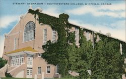 Stewart Gymnasium, Southwestern College Winfield, KS Postcard Postcard Postcard