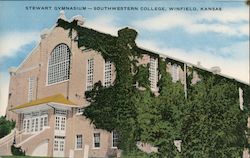 Stewart Gymnasium - Southwestern College Postcard