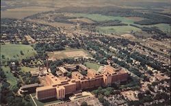 Aerial View St. Mary's Hospital Postcard