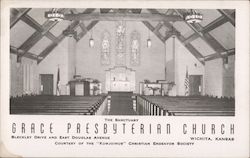 The Sanctuary Grace Presbyterian Church Bleckley Drive and East Douglas Avenue Wichita, KS Postcard Postcard Postcard