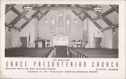 The Sanctuary Grace Presbyterian Church Bleckley Drive and East Douglas Avenue Postcard