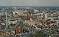Downtown Topeka From Capitol Dome Postcard