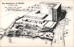 The Broadview of Wichita, a Motor Hotel Postcard