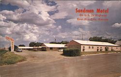 Sandman Motel Hill City, KS Postcard Postcard Postcard