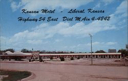 Kansan Motel Liberal, KS Postcard Postcard Postcard