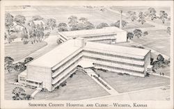 Sedgwick County Hospital and Clinic Postcard