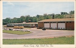 Houston County High School , Greetings From Erin, Tennessee Postcard