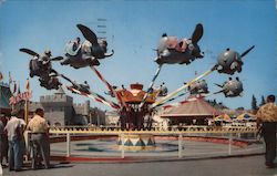 Dumbo Ride, Disney Land Anaheim, CA Postcard Postcard Postcard